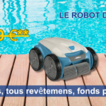 Robot Zodiac promotion 4 roues motrice pour nettoyer la piscine le fond les parois la ligne d'eau